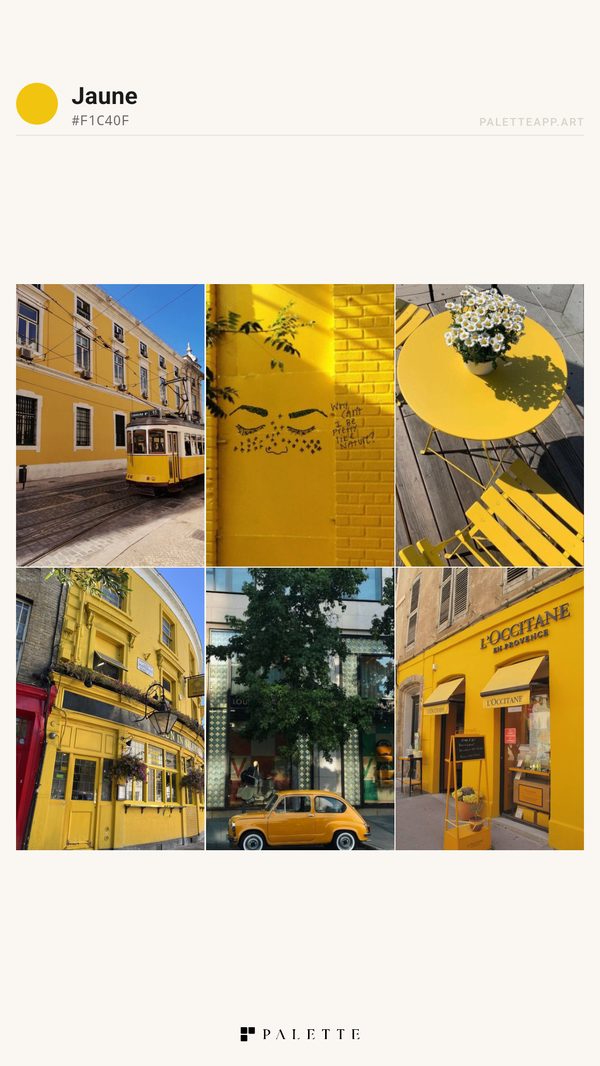 Mosaïque Jaune