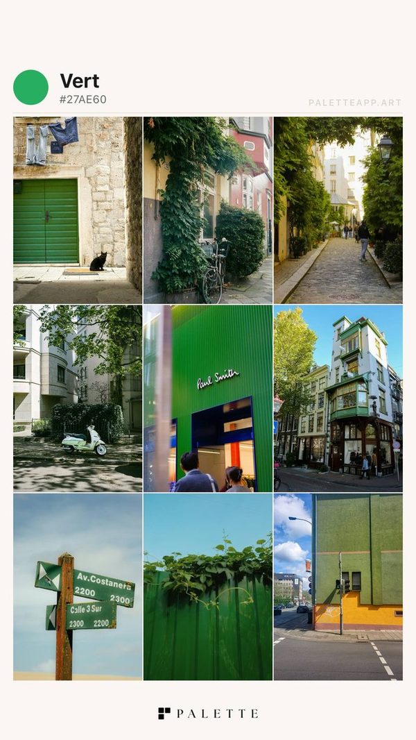 Mosaïque Vert